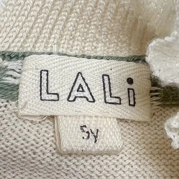 Lali Retro Look Puffer Sleeve Ruffle Sweater - Picture 4 of 4